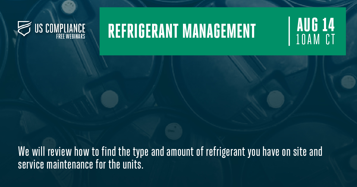 Refrigerant Management